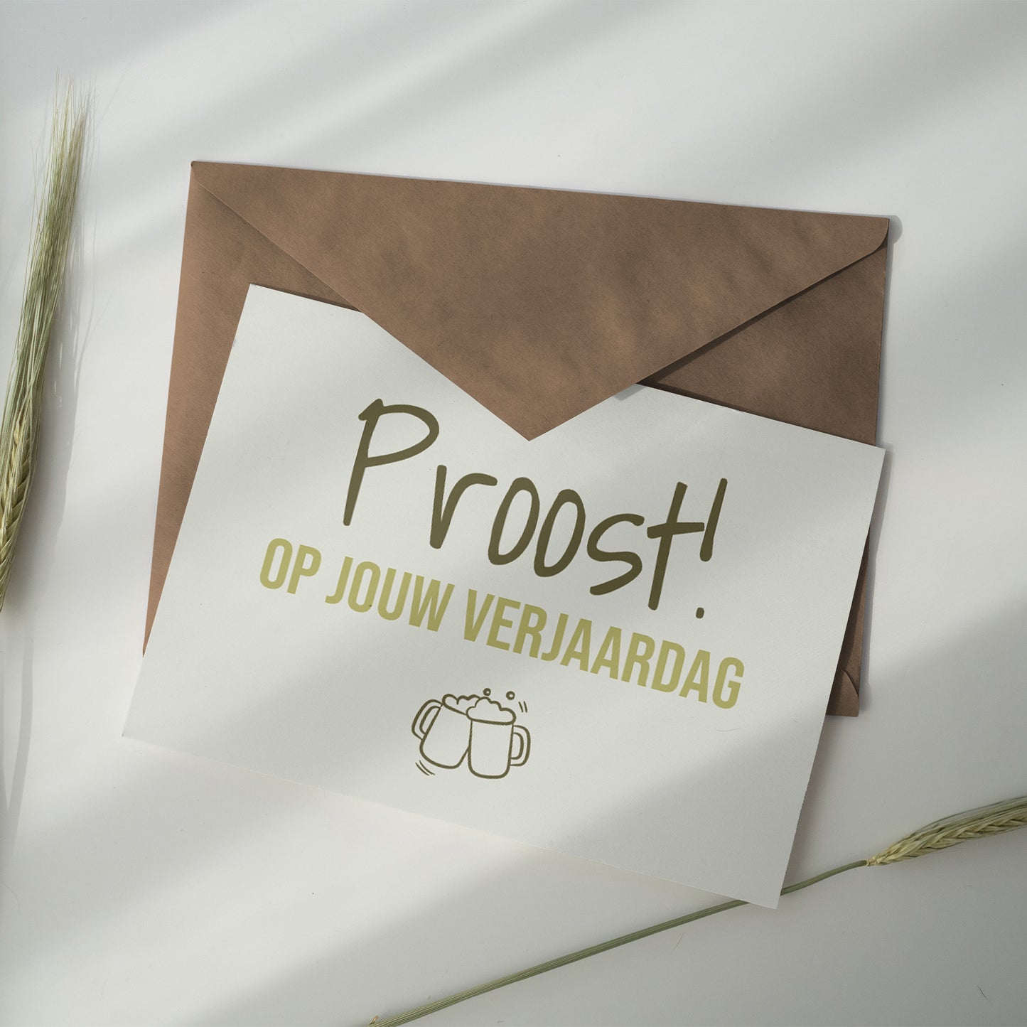 Proost Op Jouw Verjaardag Wenskaart