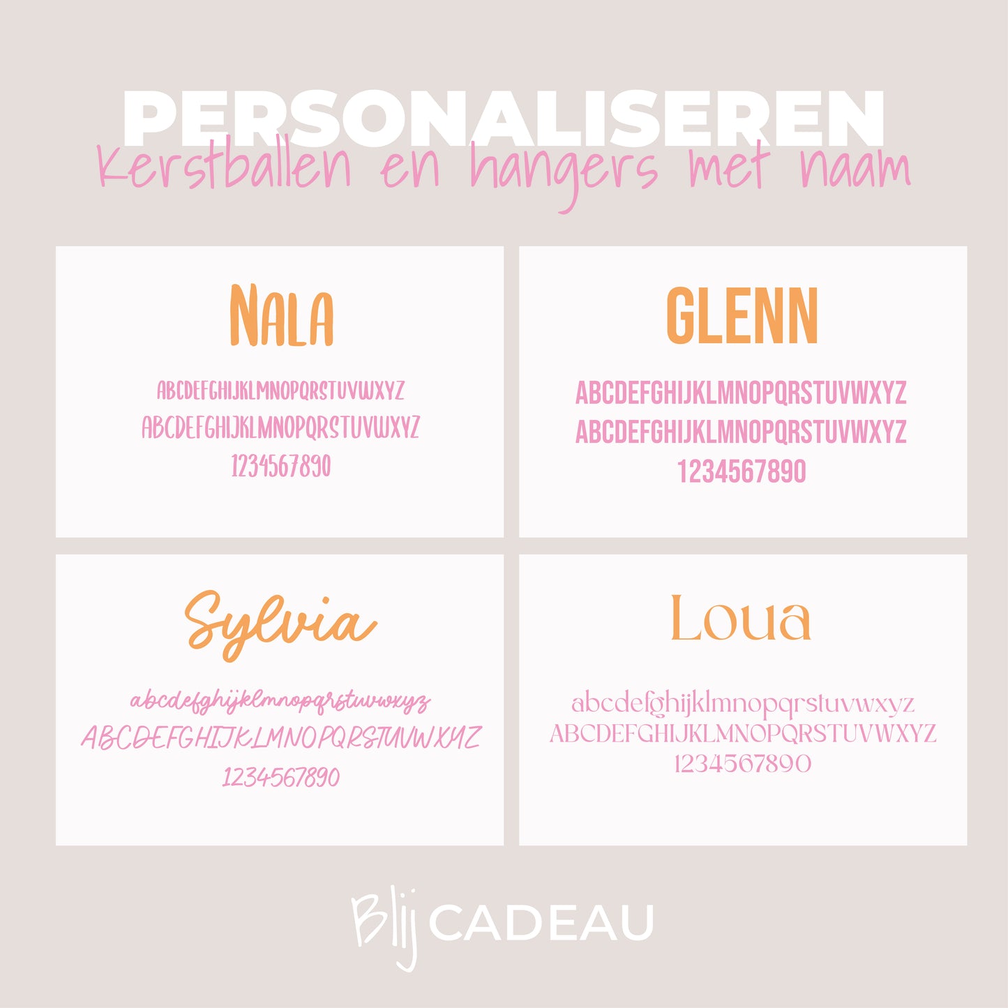 Gepersonaliseerde Kersthanger Met Naam