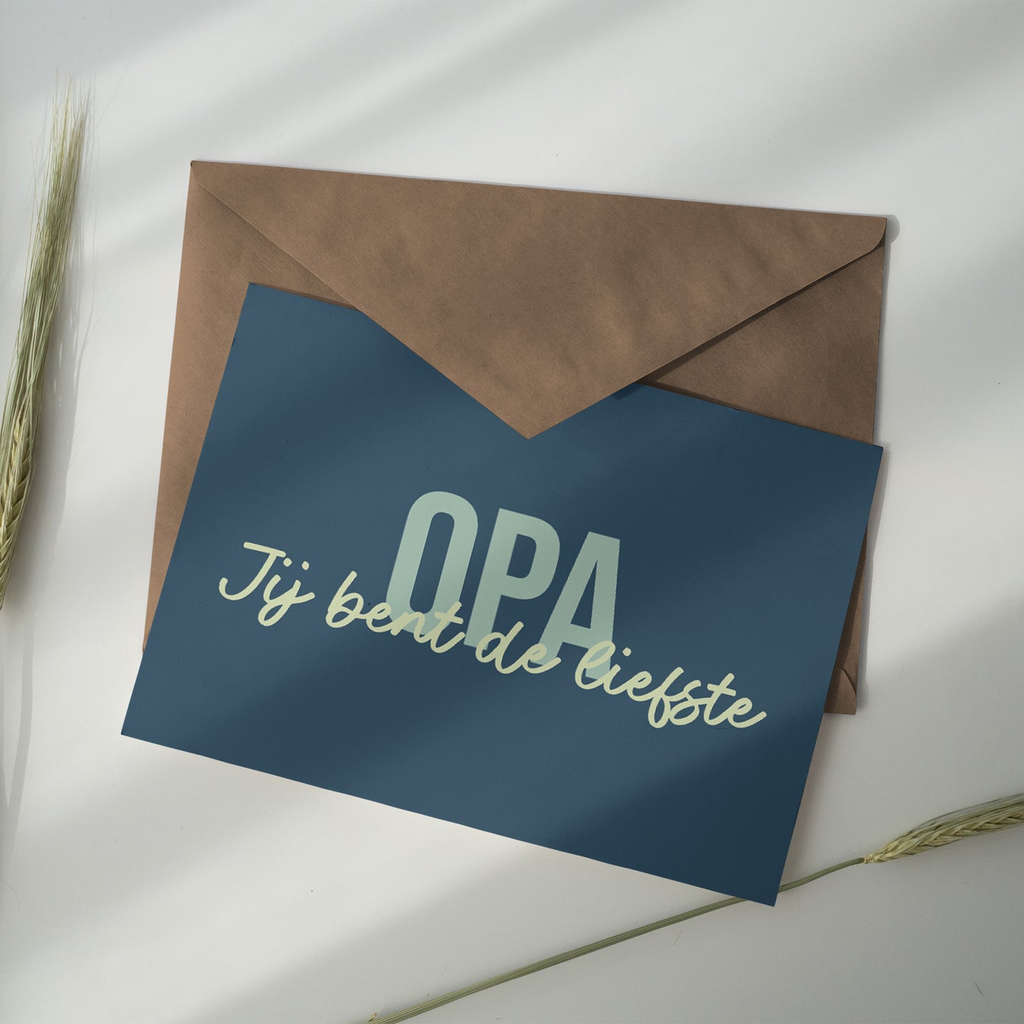 Opa Jij Bent De Liefste Wenskaart